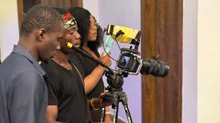 SO films BTS with Sandra Ifudu Dominick Fater Agwa and many others