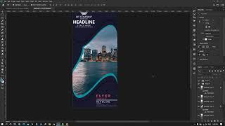 How to -- Design ( Flyer ) in photoshop