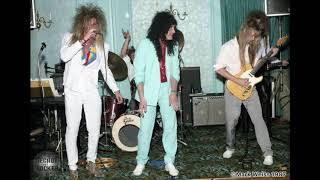 Wylde, Bach and Dubrow at photographer Mark Weiss' perform at wedding June 14, 1987 in Red Bank, NJ