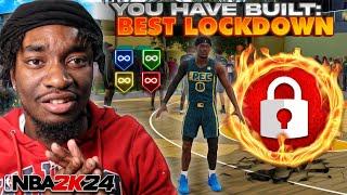 THIS IS THE ONLY LOCKDOWN BUILD YOU NEED ON NBA 2K24! 95 STEAL, HOF IMMOVABLE ENFORCER 
