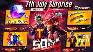 7th Anniversary Mystery Surprise Event| 7 July Free Fire India| Free Fire New Event | Ff New Event