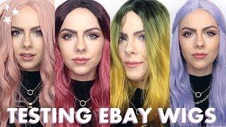 TESTING CHEAP WIGS FROM EBAY! LOL!