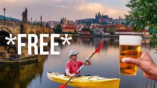 Prague on a budget: FREE* Kayak & 2 EURO Beer Garden