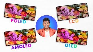 OLED vs AMOLED vs POLED vs LCD ? Which is BEST ? | Tamil Tech