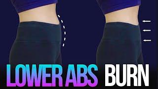 5 Min BEST Lower Abs Workout- burn lower belly pooch!