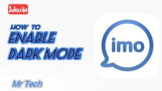 How to Enable Dark Mode in IMO