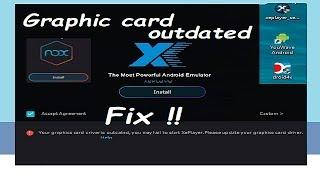 Run android apps on pc if graphics card outdated problem solve#youwave