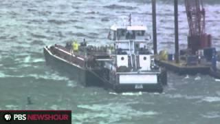 RAW VIDEO: Texas City oil spill blocks major shipping channel