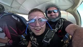 went tandem skydiving at 13,000 feet in Florida