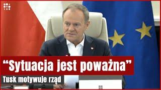 Tusk ostrzega rząd. "Decyzje w trybie nadzwyczajnym". Zapowiedział zmiany | Gazeta.pl