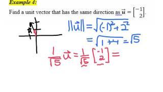 normalize a vector