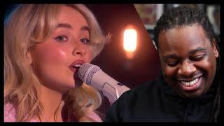 Voice teacher analyzes SABRINA CARPENTER singing PLEASE PLEASE PLEASE @ BBC LIVE LOUNGE