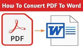 How To Convert PDF To Word | I Love PDF Tutorial 2021