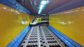 Underground Lego train. #lego #legocity #legotrain #legobuilding #legomoc #lego2023 #legodiorama