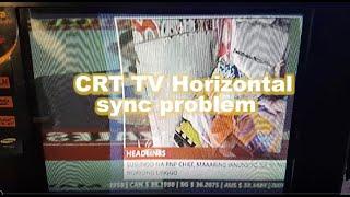 How To repair a CRT TV Out Of Sync problem