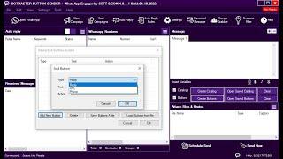 BotMaster Button Sender & Whatsapp Account Engager