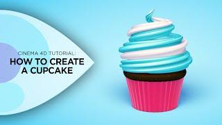 Cinema 4D Tutorial - How to Create a Cupcake Using the Mograph Module