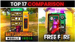Pubg ( Bgmi) Vs Free Fire | Top 17 facts about free fire and pubg