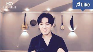 Dimash speaks about improving his English.