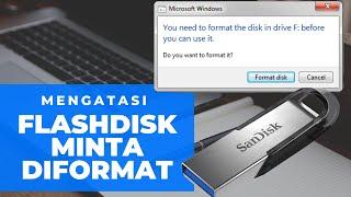 Cara Paling Mudah Mengatasi Flashdisk yang minta Format dengan CMD