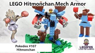 LEGO POKEMON MECH - Pokedex 107 Hitmonchan (Tutorial Build & Armor Robot Mode)