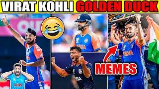 VIRAT KOHLI GOLDEN DUCK vs USA  IND vs USA T20 WORLD CUP 2024 HIGHLIGHTS