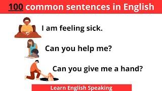 100 Common Sentences in English | Learning English Speaking | Level 1 || Daily English #01