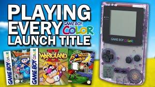 PLAYING EVERY GAME BOY COLOR LAUNCH GAME