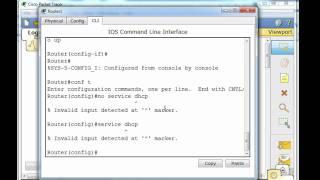 DHCP Services on a Router for the Cisco CCNA - Part 1