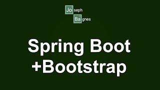 Spring Boot + Spring Data JPA + Bootstrap