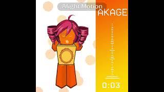 || AKAGE || #trend #lethimgo #akage #animation #alightmotion