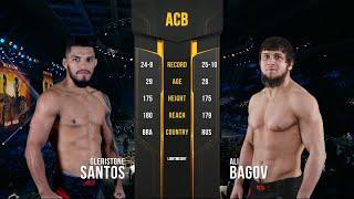 Глеристоне Сантос vs. Али Багов | Gleristone Santos vs. Ali Bagov | ACB 86