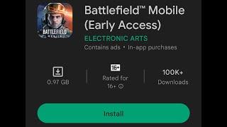 HOW TO DOWNLOAD BATTLEFIELD MOBILE EARLY ACCESS