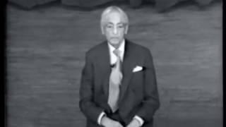 J. Krishnamurti - New York 1971 - Public Talk 1 - To be aware of our past