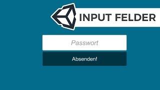 Input Feld erstellen - Text / Passwort richtig auslesen - Unity 2018