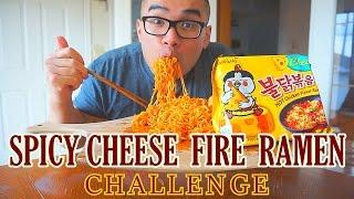 SPICY CHEESE FIRE RAMEN CHALLENGE