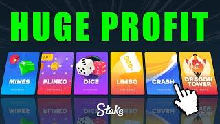 Making HUGE PROFIT With High Risk Strategies - Stake