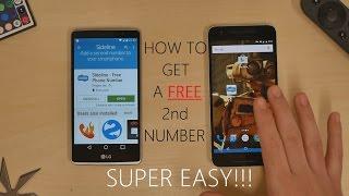 How to get a FREE 2nd Phone Number - SideLine