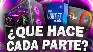 ¿Que hace CADA COMPONENTE de un PC Gamer? COMO FUNCIONA una PC , Procesador, RAM, Placa de video.