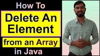 How to Delete An Element From An Array In Java (Hindi)