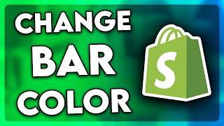 How to Change Announcement Bar Color Shopify (2024)