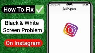 How To Fix Instagram White Screen Problem | Instagram Black Screen Problem Fixed