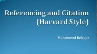 References and Citations Academic Writing