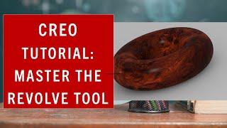 Creo Tutorial: Master the Revolve Tool – Traditional vs. Fast Method!