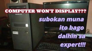 Repair computer won't display DIY | Junba Teks