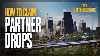 PUBG Partner Drops - How To Claim | PUBG EU