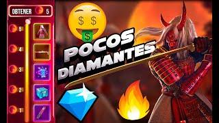 SACANDO EL SAMURAI ZOMBIE CON POCOS DIAMANTES - ASI FUNCIONA EVENTO DE PLAYA - FREE FIRE