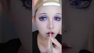 Shinobu lip in 2d #demonslayer #shinobukochou #cosplay #makeup #makeuptutorial #douyin #anime #fy #1