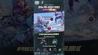 PUBG MOBILE | RP A4 Sneak Peak + Pre-order Rewards