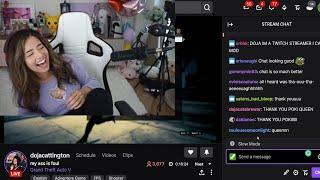 Pokimane saves Doja Cat stream and gets called a queen